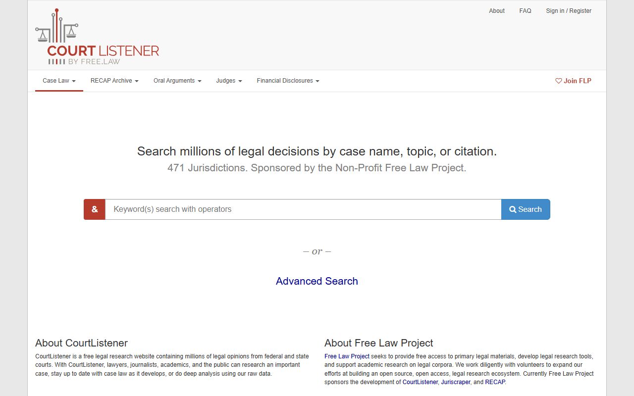 Pulaski County court dockets CourtListener docket and opinion search