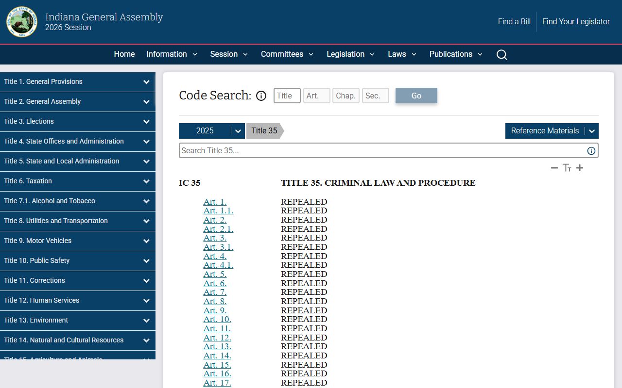 Pulaski County criminal court records Indiana criminal code expungement title
