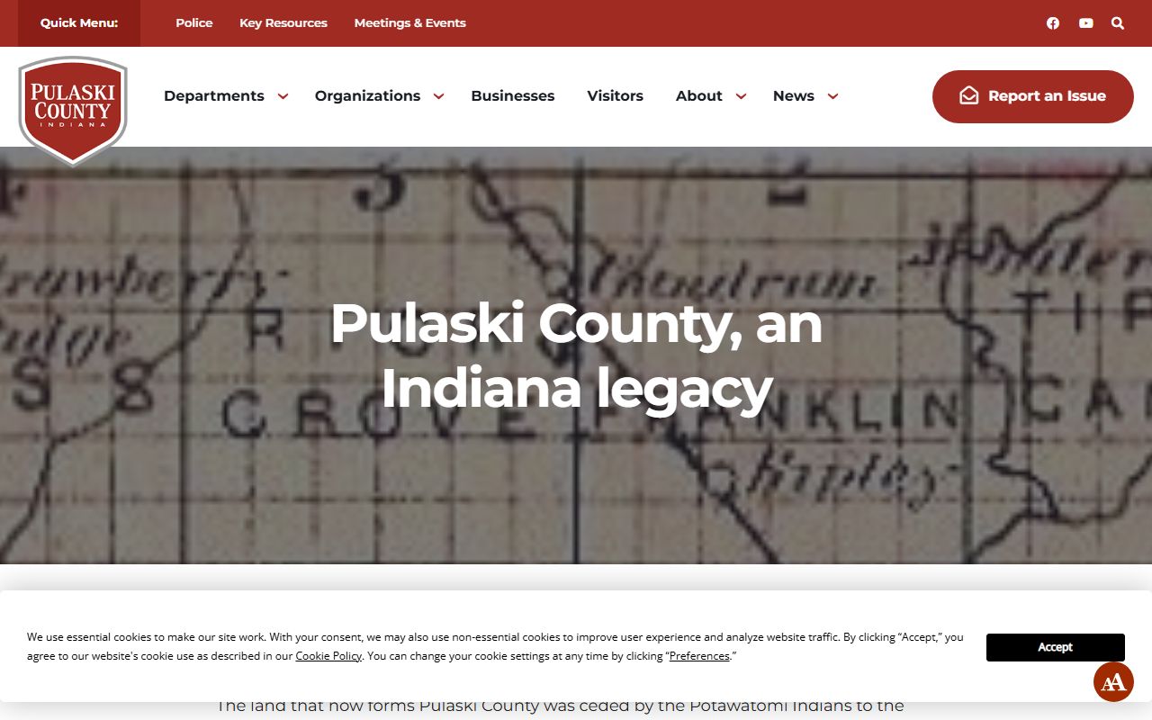 Pulaski County court records county history legacy article